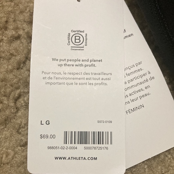 ATHLETA CONSCIOUS CUT OUT CROP D-DD - Picture 12 of 14